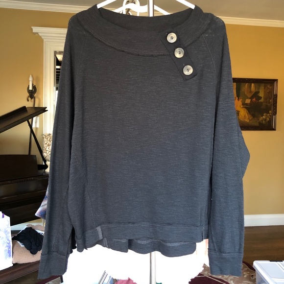Free People Don’t Forget Me Top Medium NWT Black - Picture 4 of 7